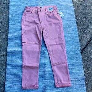 New high rise cropped jeans